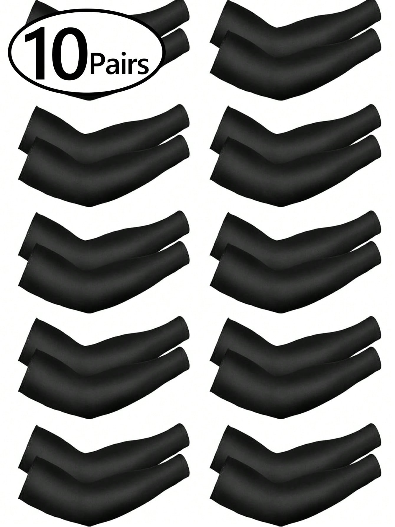 Cycling To Work - 10 Pairs Sun Protection Arm Sleeve