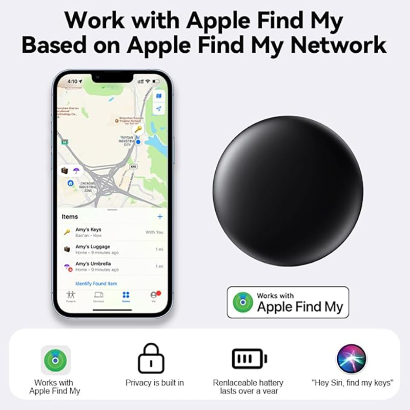 Cycling Commute Backpack - CD Bluetooth Airtags Tracker Works with