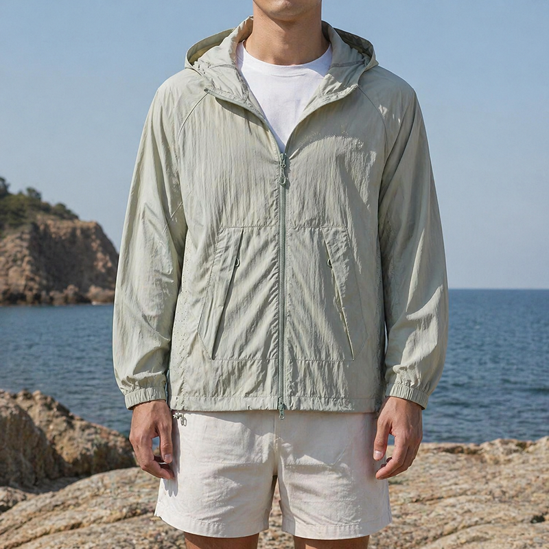 Cycling Commuter Jacket - Men's Protection Windbreaker Ice Silk Quick