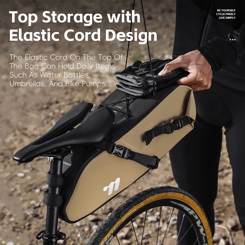 Saddle Bag Under Seat - WEST BIKING Bike Saddle Bag Long-Distance