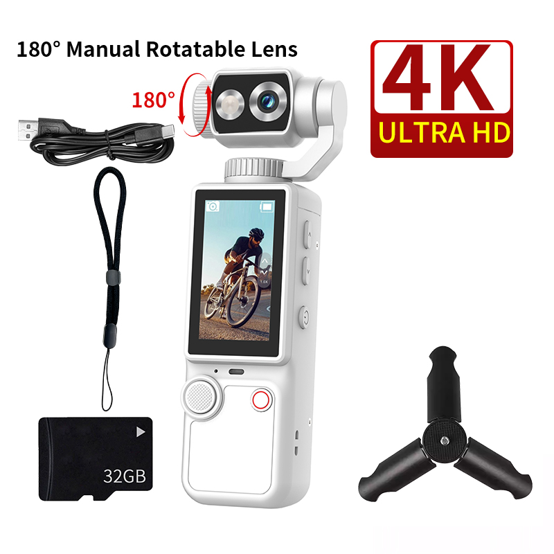 Commuting By Bike - 2-inch LCD Display Screen 5K HD