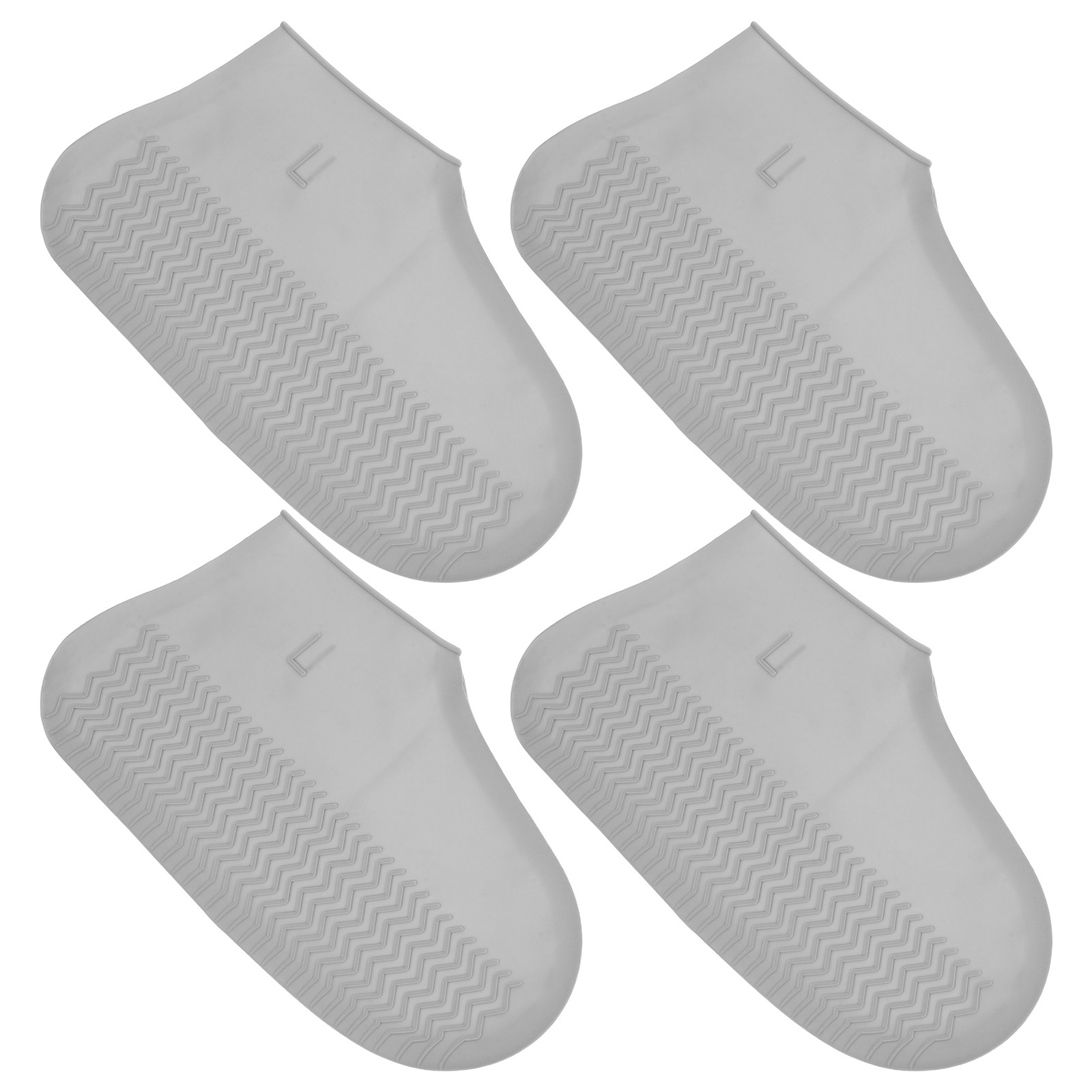 Cycling Shoes For Commute - 2Pairs Stretchable Silicone Waterproof Shoe Covers