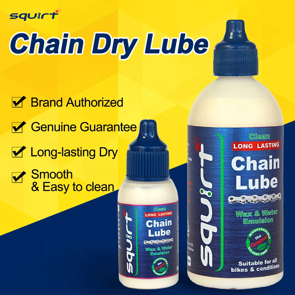 Grease Waterproof Bike - Squirt Bicycle Chain Dry Lube 15/120ml
