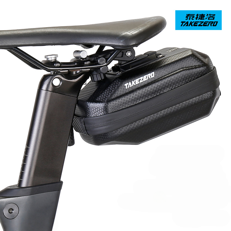 Saddle Bag Under Seat - Waterproof EVA Hard Shell Bike Saddle