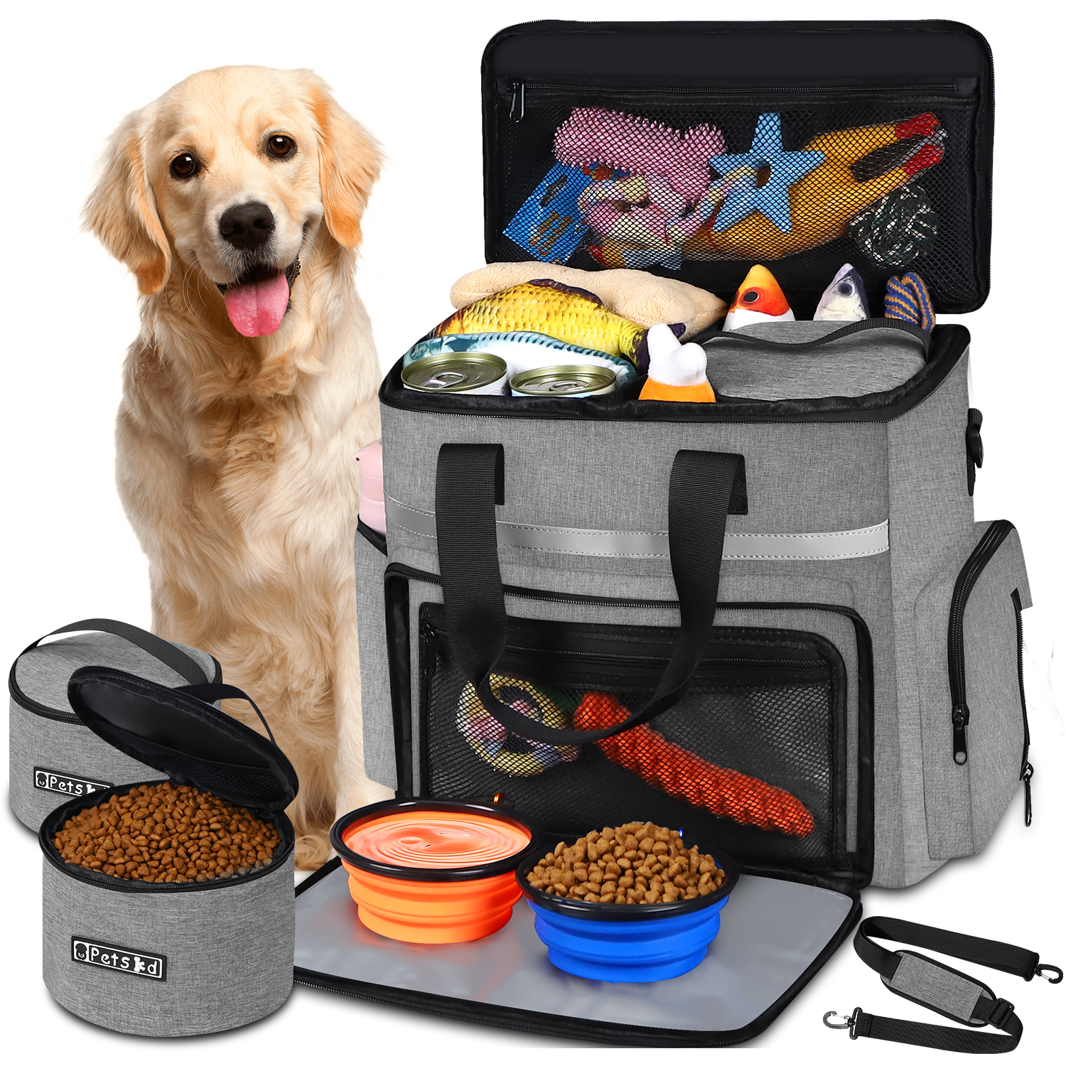 Cycling Journey - Petskd Outdoor Dog Organizer Bag with