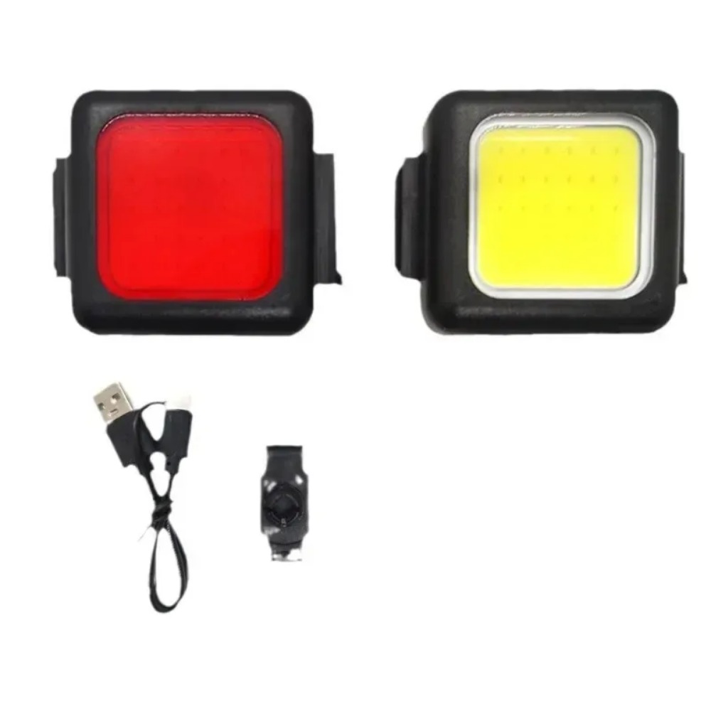 Bike Light Front Rear - For Cycling Mini Front/Rear Lights Rechargeable