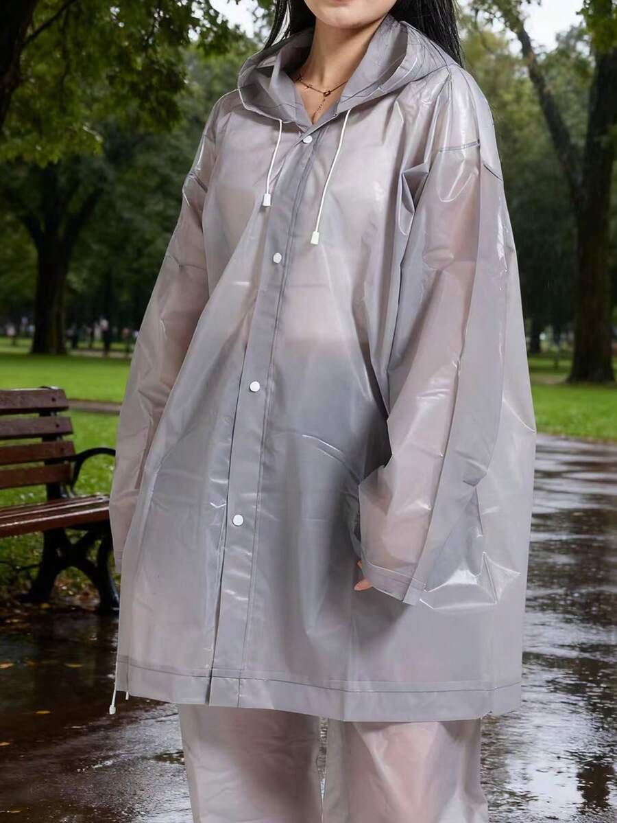 Cycling Commute In Rain - 2pcs Unisex full-body rain suit, thickened