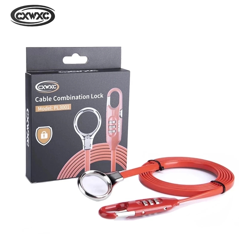 Bicycle Portable Password Lock - đánh giá và giá Cable Lock Flexible
