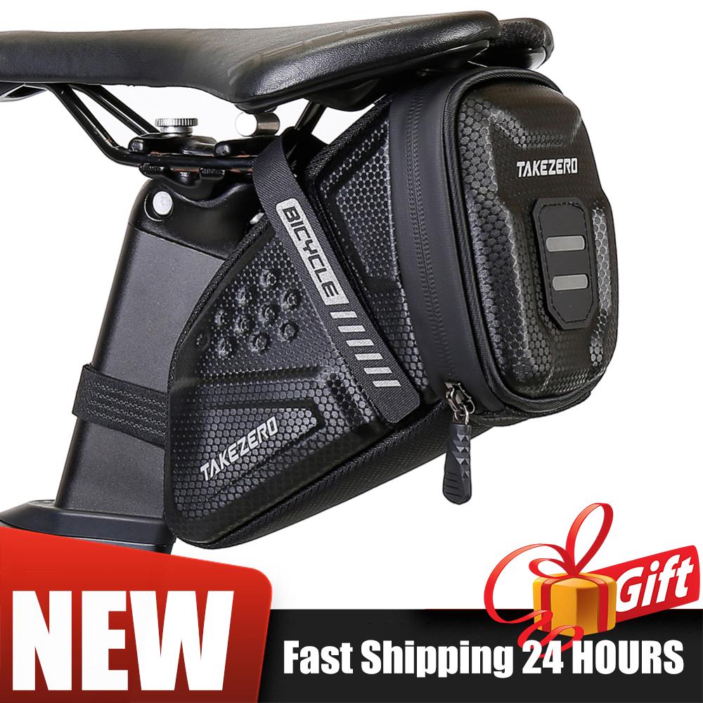 Bicycle Tail Bag 1L EVA Hard S - đánh giá và giá Saddle Bag Under Seat