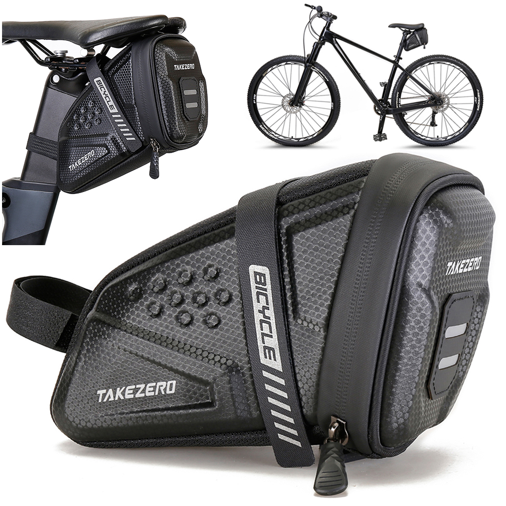 Bicycle Tail Bag 1L EVA Hard S - đánh giá và giá Saddle Bag Under Seat