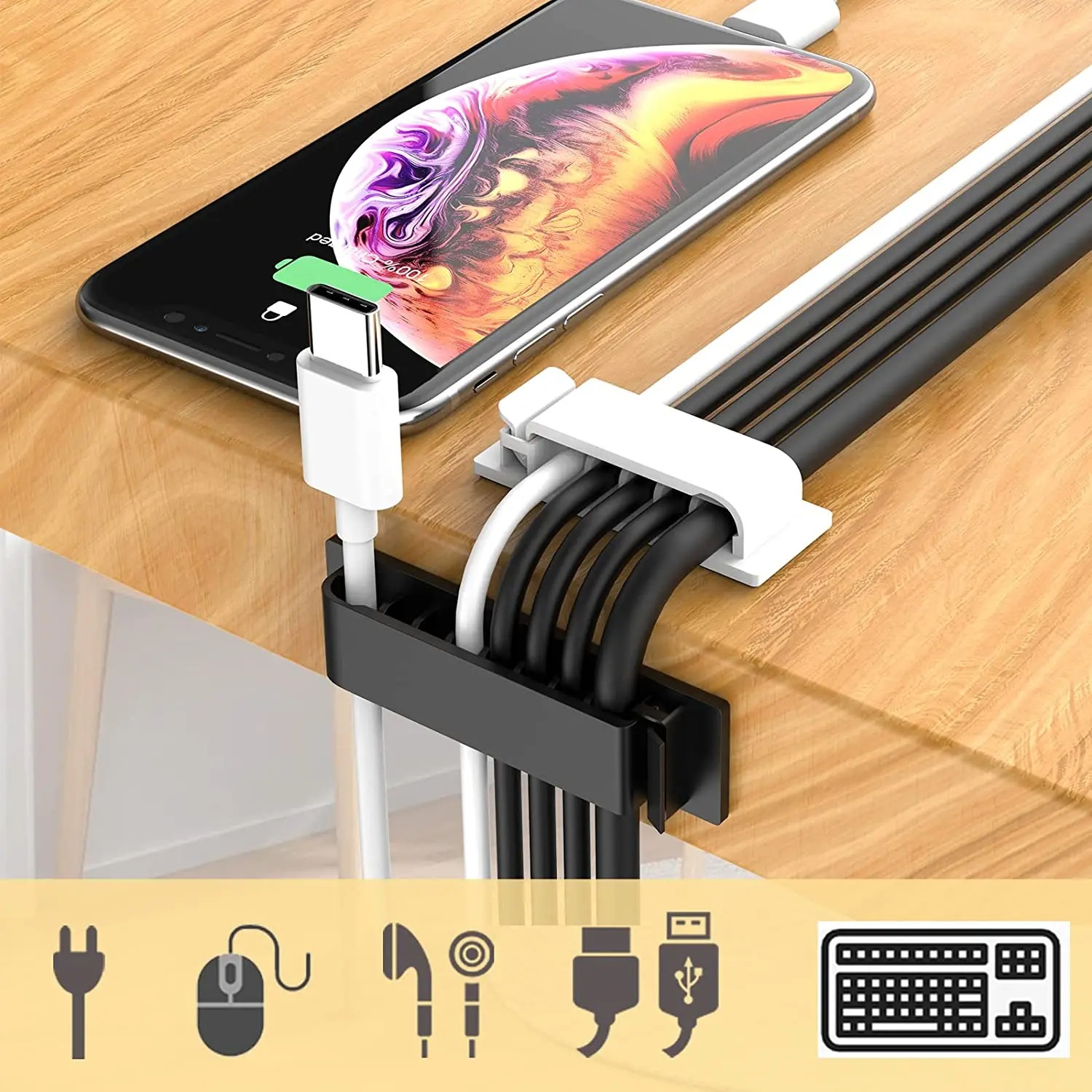 Flexible Silicone Cable Organi - đánh giá và giá Cable Lock Flexible