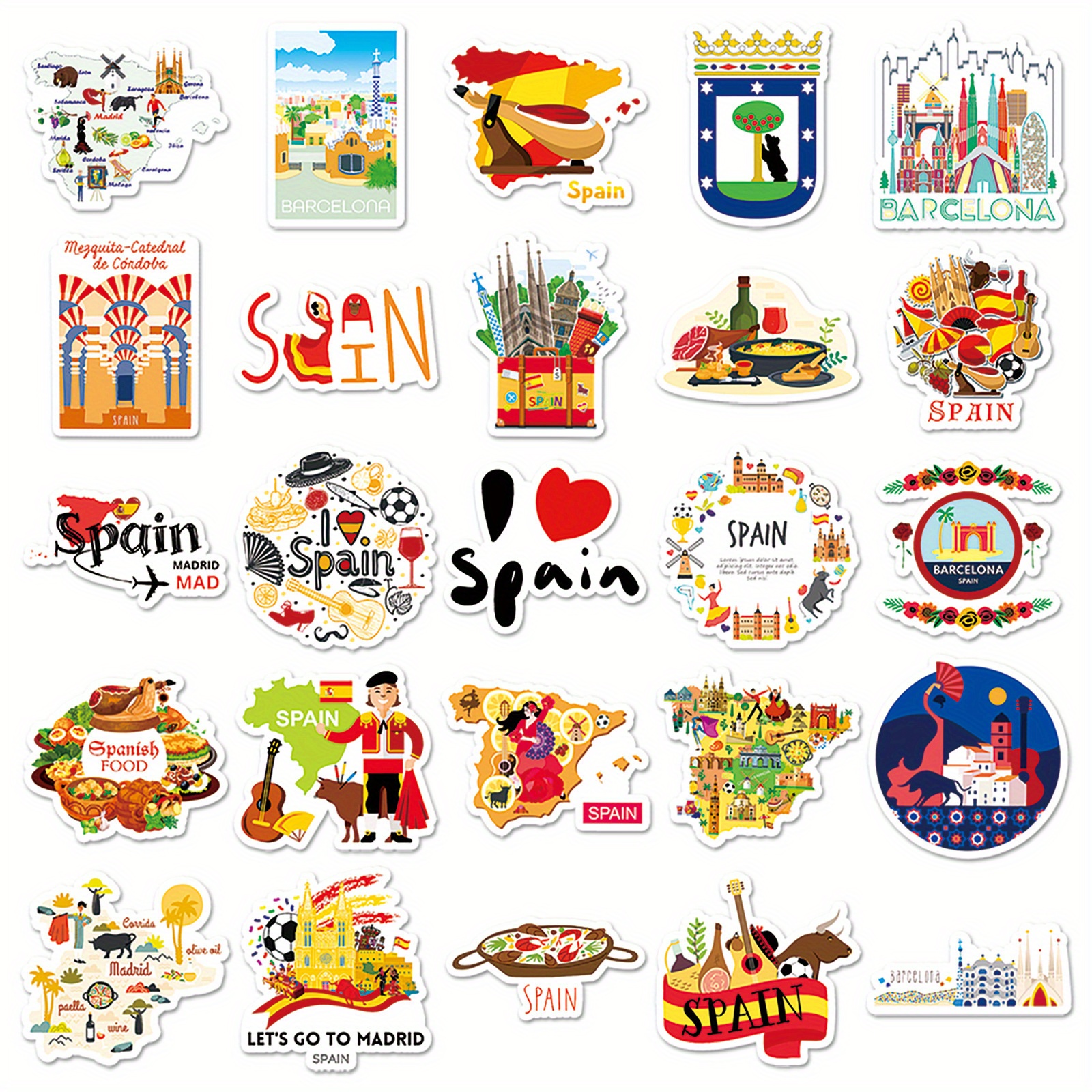 50PCS Outdoor Travel in Spain  - đánh giá và giá Cycling Journey