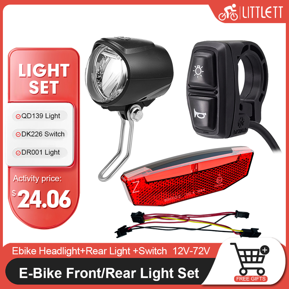 Ebike Light and Horn Switch, H - đánh giá và giá Bike Light Front Rear