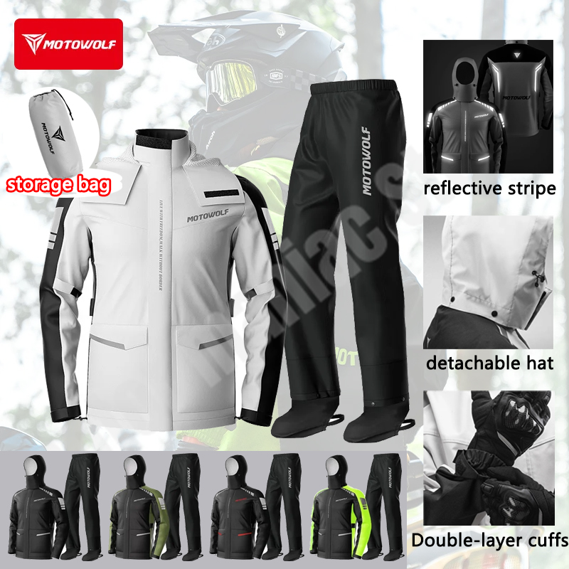 Motorcycle Reflective Raincoat - đánh giá và giá Cycling Commute In Rain