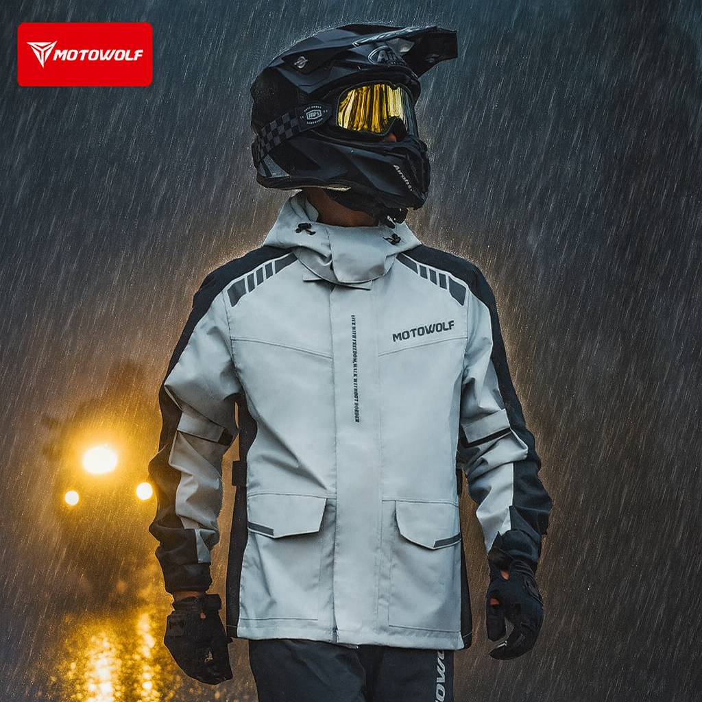 Motorcycle Reflective Raincoat - đánh giá và giá Cycling Commute In Rain