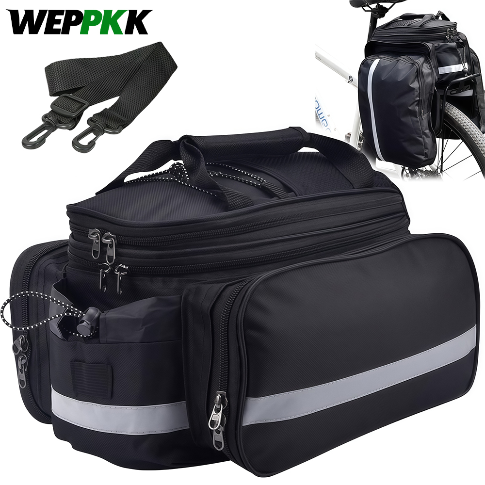 Bike Rear Rack Bag Bicycle Tru - đánh giá và giá Cycling Commute In Rain