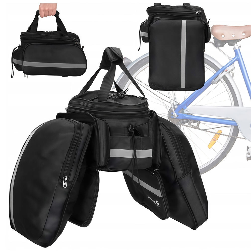 Bike Rear Rack Bag Bicycle Tru - đánh giá và giá Cycling Commute In Rain