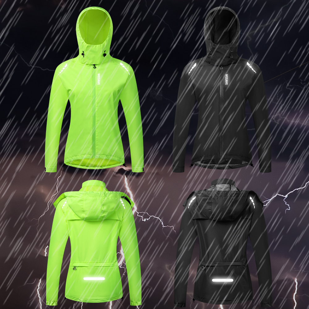 WOSAWE Cycling Raincoat Women  - đánh giá và giá Cycling Commuter Jacket
