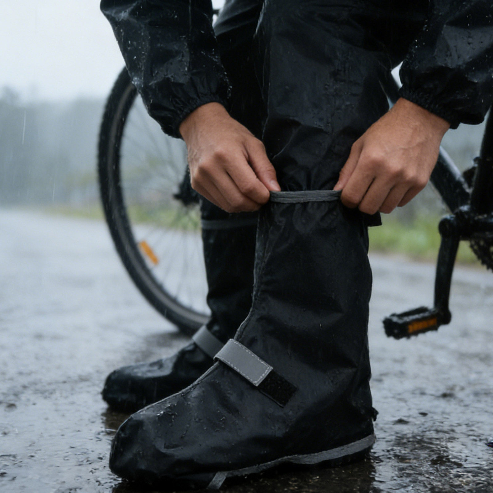 1Pair Waterproof Rain Shoe Cov - đánh giá và giá Cycling Shoes For Commute