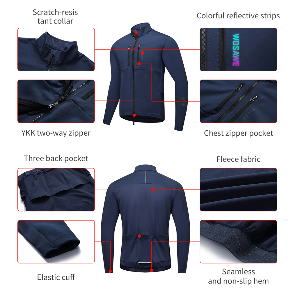 WOSAWE Cycling Jacket Winter T - đánh giá và giá Cycling Commuter Jacket