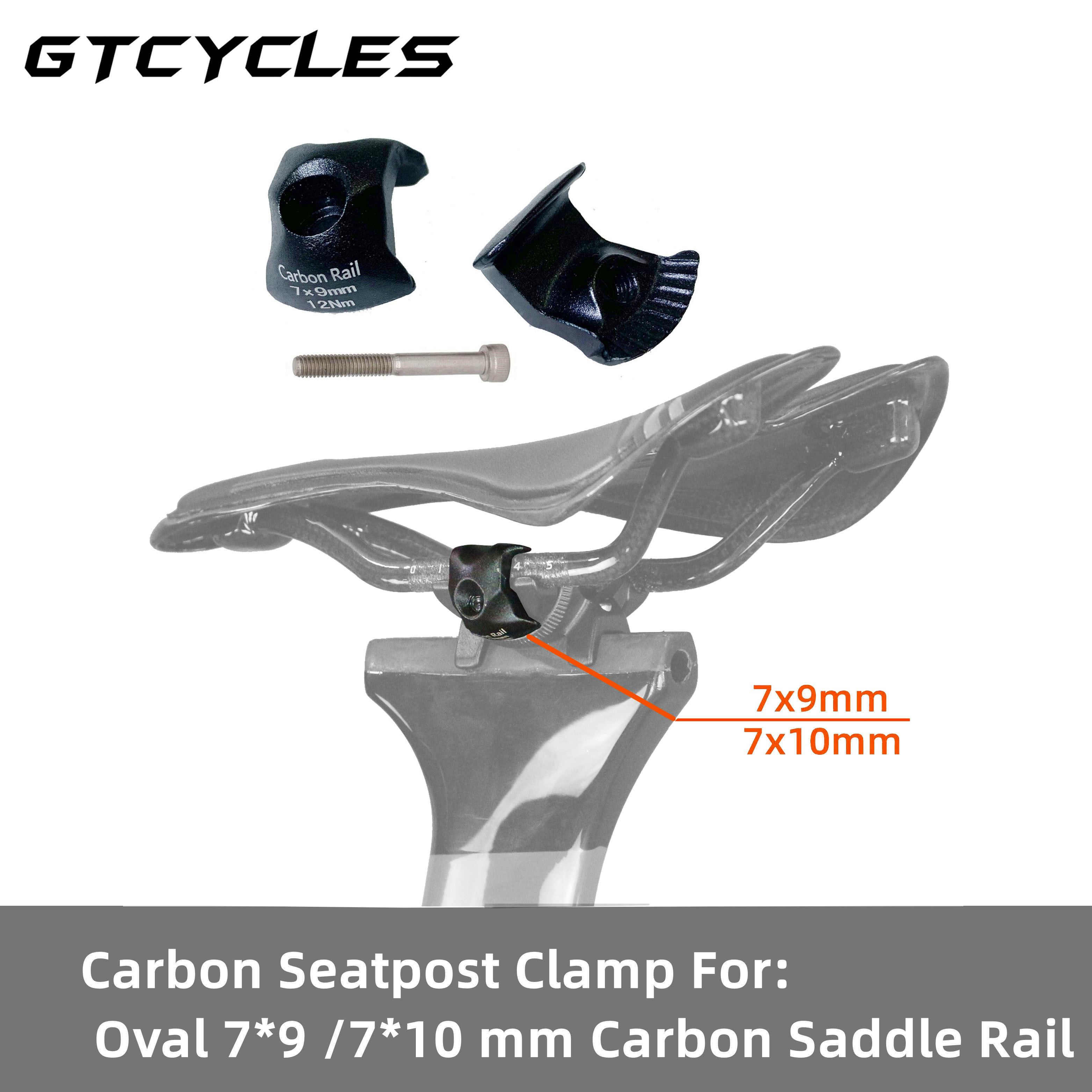Carbon Seatpost Clamp Oval 7*9 - đánh giá và giá Commuting By Bike