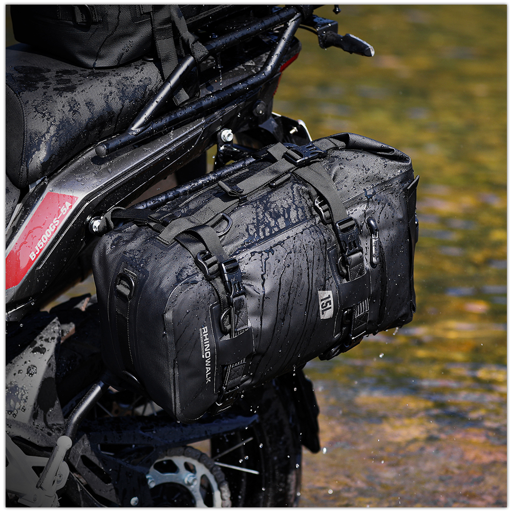Rhinowalk Motorcycle Tail Bag  - đánh giá và giá Cycling Commute Backpack