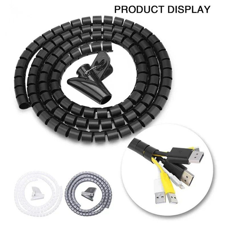 1/2pcs 2M Cable Tube Clip Cabl - đánh giá và giá Cable Lock Flexible