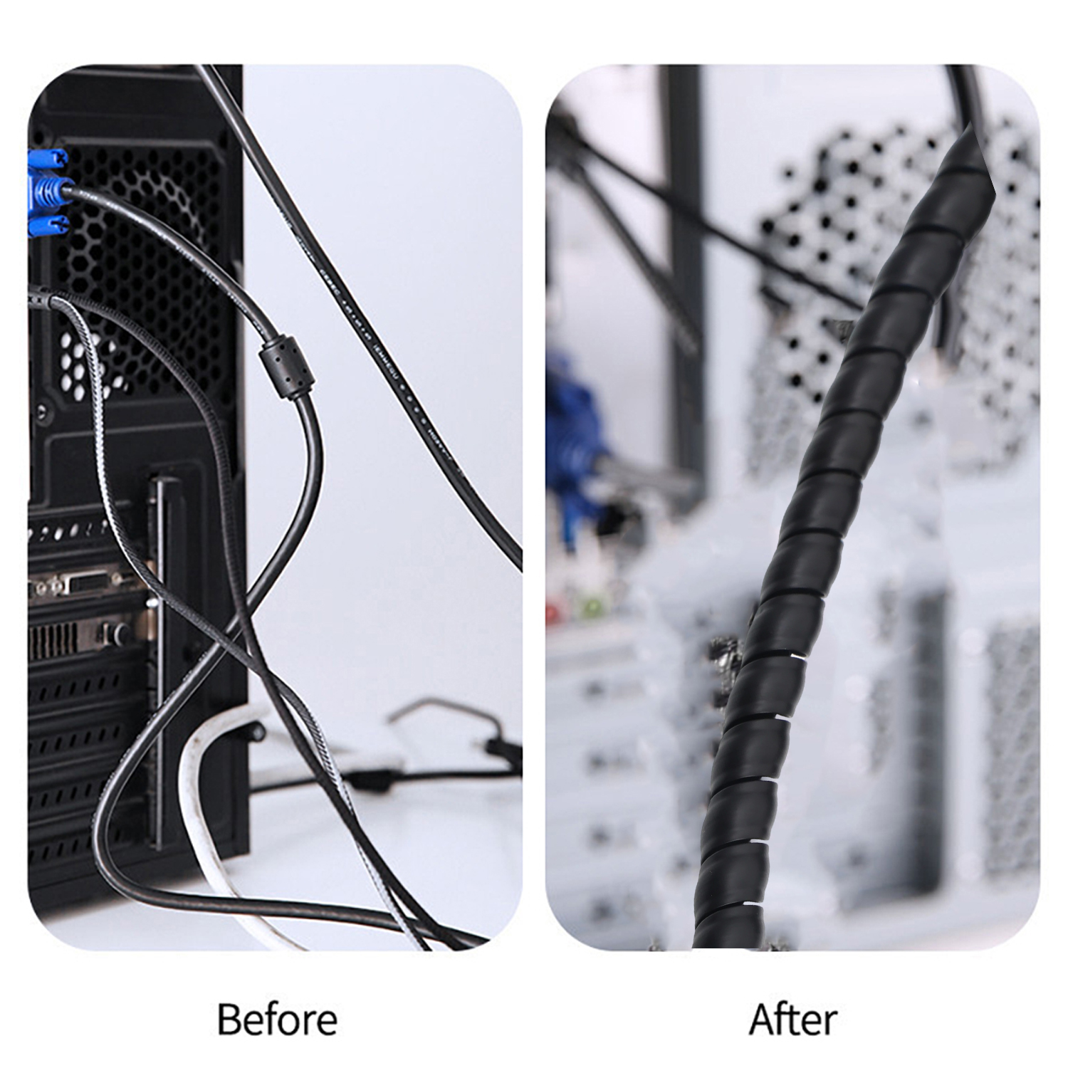 1-10M Spiral Cable Wire Wrap F - đánh giá và giá Cable Lock Flexible
