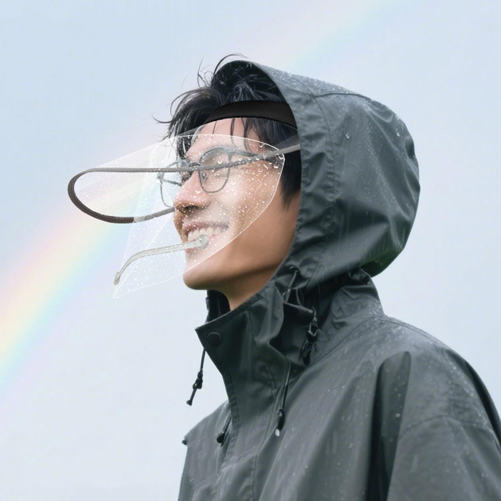 Rain Face Cover With Elastic H - đánh giá và giá Cycling Commute In Rain