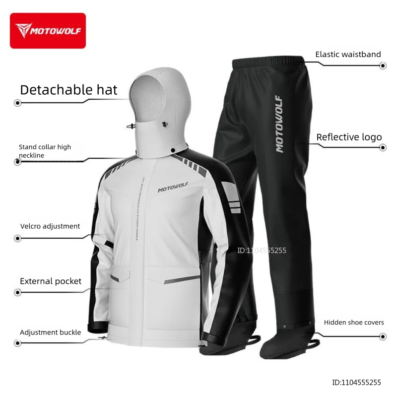 Rain Suit Motorcycle Rainwear  - đánh giá và giá Cycling Commute In Rain