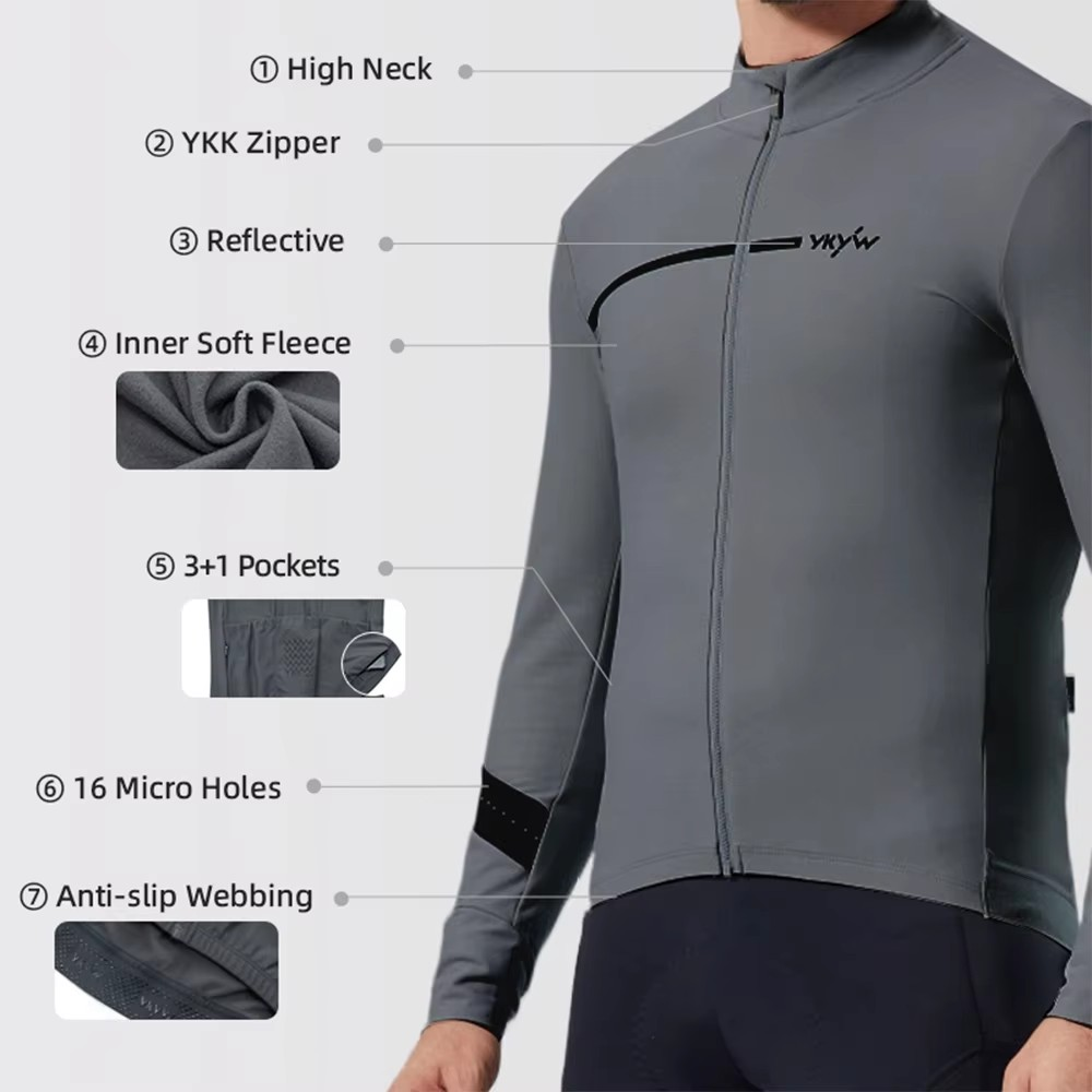 YKYWBIKE Men's Winter Cycling  - đánh giá và giá Cycling Commuter Jacket