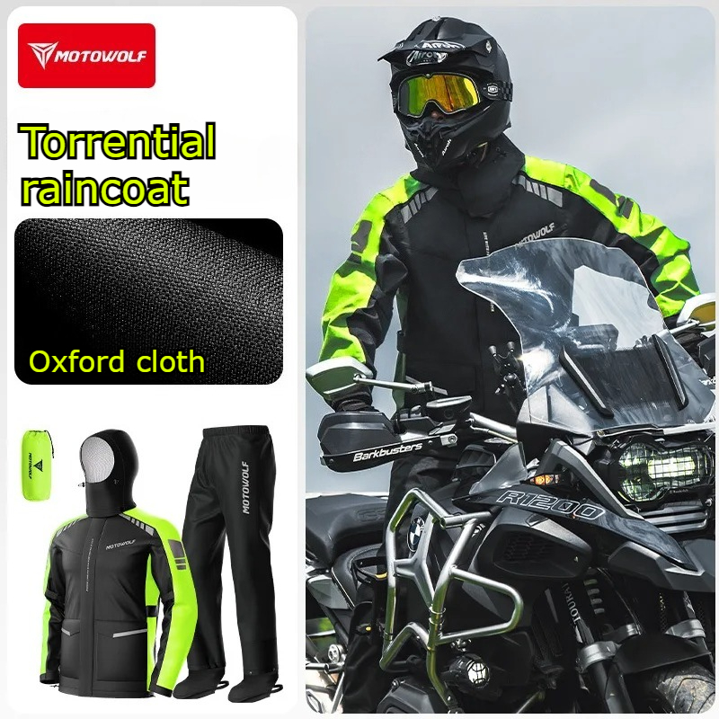 Motowolf Reflective Motorcycle - đánh giá và giá Cycling Commute In Rain